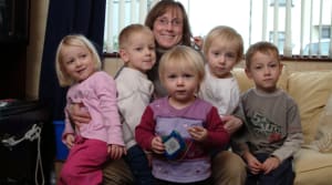 Kris - five children under five